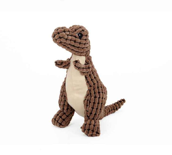 Squeaky Dinosaur Plush Chew Toy for Dogs – Large & Small Breeds