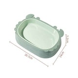 Removable Crab-Shaped Double Cat Bowl for Slower, Cleaner Feeding