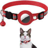 Reflective AirTag Collar with Waterproof Holder for Dogs and Cats