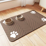 Absorbent Waterproof Pet Feeding Mat for Cleaner Dog Cat Mealtimes