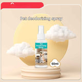 Natural Pet Deodorizer Spray Eliminates Odors and Freshens Home Instantly