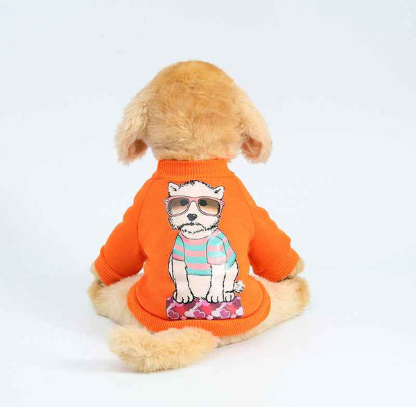 Two-Legged Polyester Dog Hoodie for Cozy Everyday Style