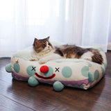 Clown-Shaped Pet Bed for Cat Dog Sleeping