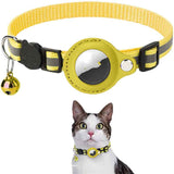 Reflective AirTag Collar with Waterproof Holder for Dogs and Cats