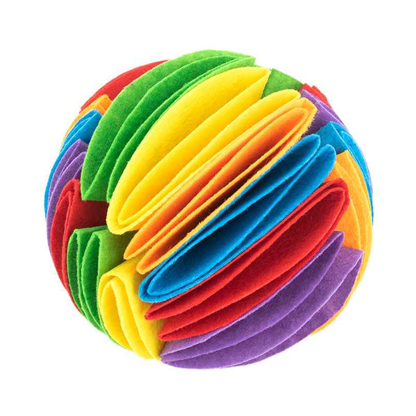 Foldable Snuffle Ball Puzzle Feeder for Dogs & Cats