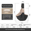 Portable Crossbody Pet Carrier Tote for Small Dog Travel Outings