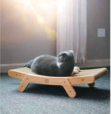 Adjustable Corrugated Cat Scratcher Bed with Replaceable Core