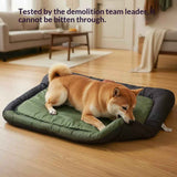 Army Green Pet Bed Cozy Washable Dog Cat Sleeping Mat