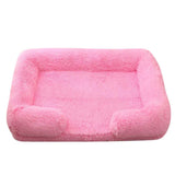 Plush Round Pet Bed for Dogs and Cats Warm Cozy Comfort