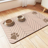 Absorbent Waterproof Pet Feeding Mat for Cleaner Dog Cat Mealtimes