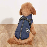 Warm Reflective Fleece-Lined Padded Dog Clothes for Winter Walks