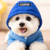 Warm Four-Legged Winter Down Jacket for Small Dogs and Cats
