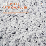 Rose Velvet Plush Dog Bed – Washable & Fluffy