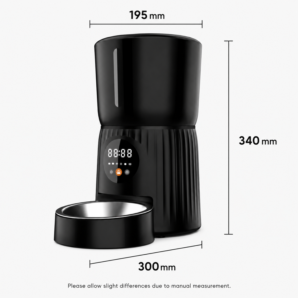 Smart Automatic Pet Feeder with Timed Remote Portion Control