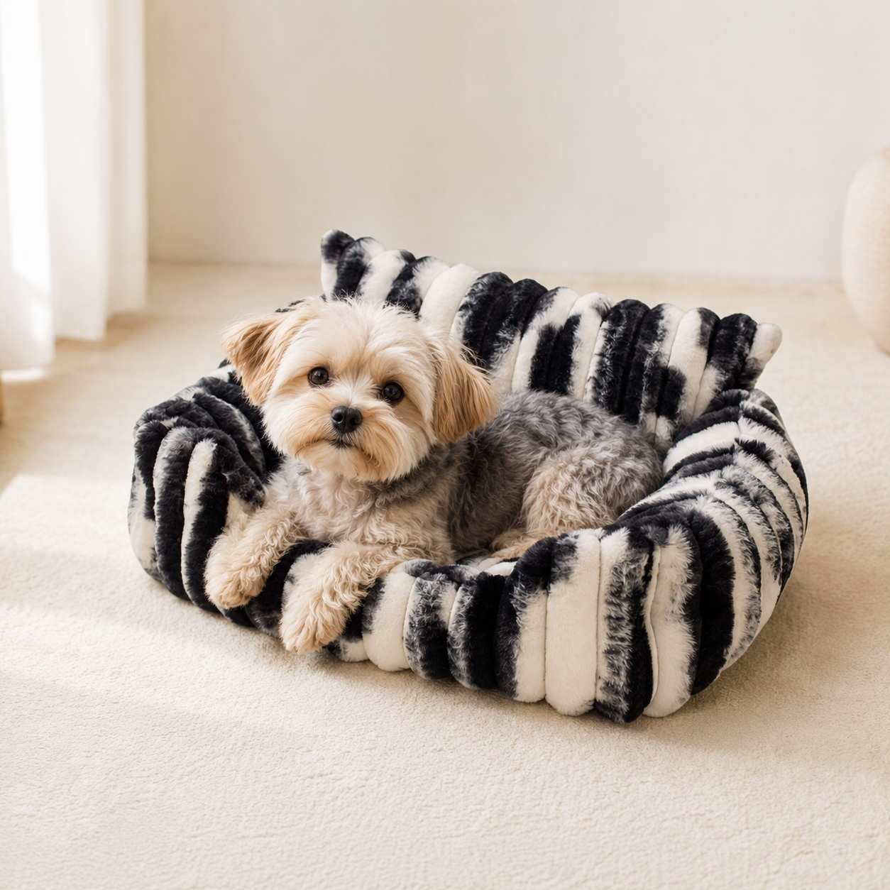 Large Plush Sofa Bed for Cozy Pets