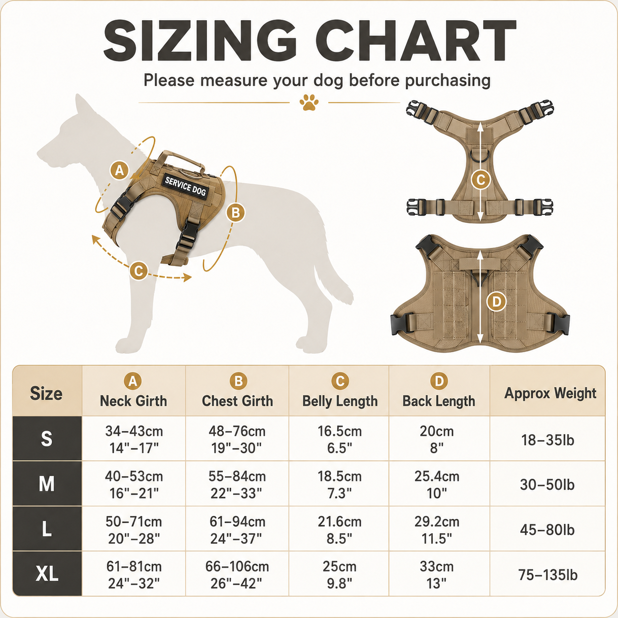 Adjustable Tactical Dog Harness for Training, Walking, and Outdoor Adventures