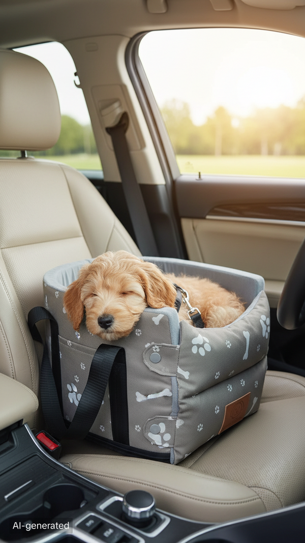 Portable Pet Car Bed Handbag for Comfortable Travel and Outings