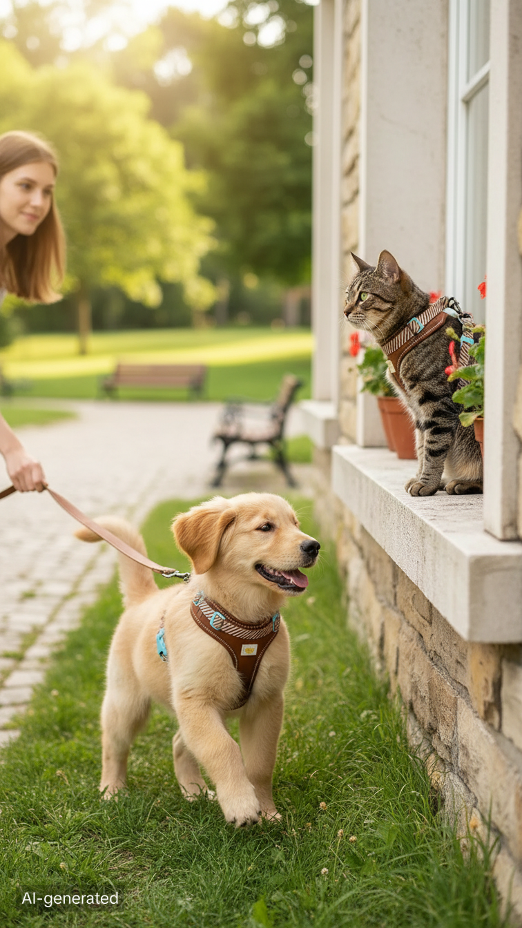 Adjustable Anti-Escape Dog Harness and Leash for Secure Daily Walks