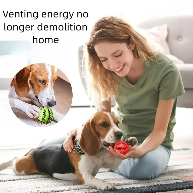 Rubber Ball Chew Toy for Dogs and Cats