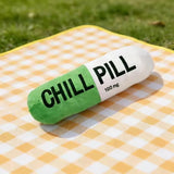 Pet Pill Capsule Plush Dog Chew Toy