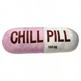 Pet Pill Capsule Plush Dog Chew Toy