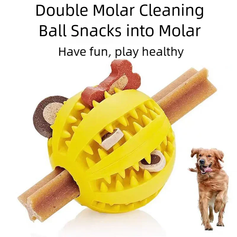 Rubber Ball Chew Toy for Dogs and Cats