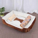 Large Square Dog Bed Soft Pet Nest Cat Puppy Mattress