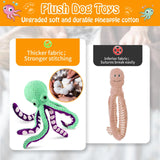 SnuggleTentacle™ Crinkle & Squeak Octopus Plush Toy