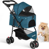 Pet Foldable Stroller For Small Puppy Dogs & Cats