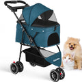 Pet Foldable Stroller For Small Puppy Dogs & Cats