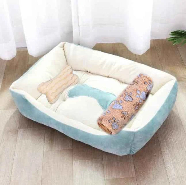 Large Square Dog Bed Soft Pet Nest Cat Puppy Mattress