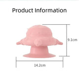 Silicone Pet Feeding Bowl with Suction Cup Portable Feeder for Cats & Dogs