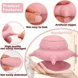 Silicone Pet Feeding Bowl with Suction Cup Portable Feeder for Cats & Dogs