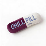 Pet Pill Capsule Plush Dog Chew Toy