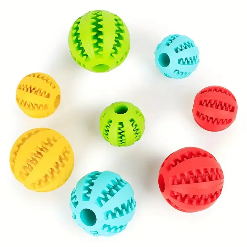 Rubber Ball Chew Toy for Dogs and Cats