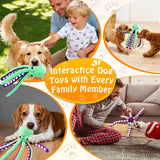 SnuggleTentacle™ Crinkle & Squeak Octopus Plush Toy
