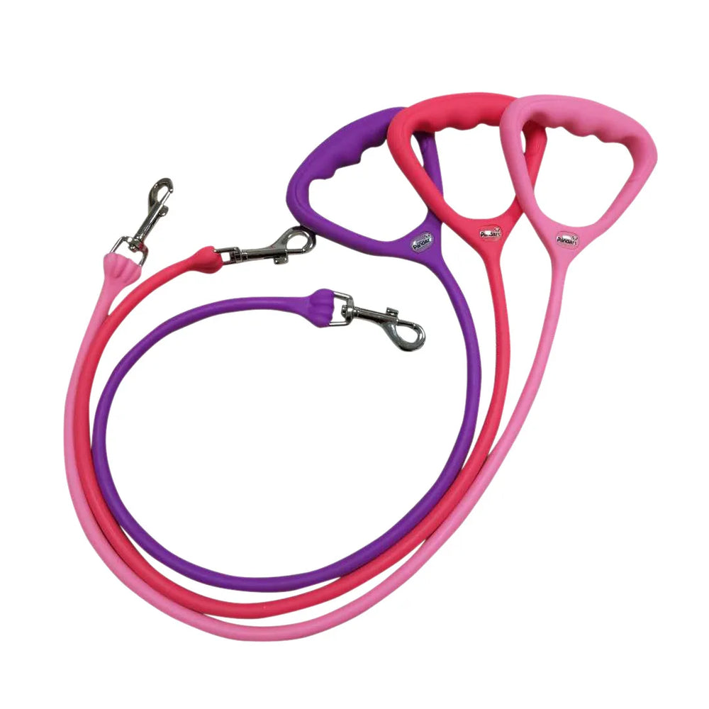 Silicone Dog Leash Pet Walking Lead for Outdoor Walks Running & Training