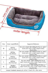 Large Square Dog Bed Soft Pet Nest Cat Puppy Mattress
