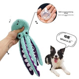 SnuggleTentacle™ Crinkle & Squeak Octopus Plush Toy