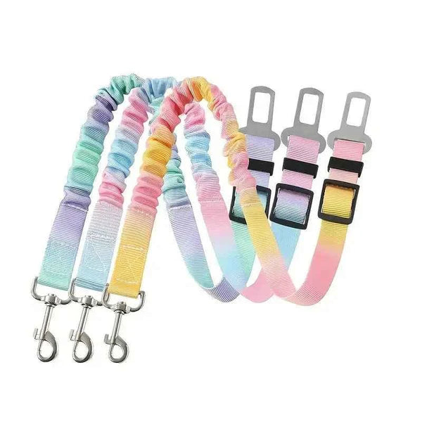 Pet Car Seat Belt Dog Cat Travel Restraint Safety Buckle Small Medium Dogs