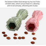 Dog Teething Toy Chew Stick Bite Resistant Fun Leak Proof Food Toy Pet Teether Cleaner Stick