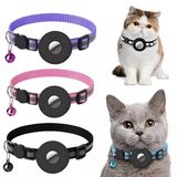 Reflective AirTag Collar with Waterproof Holder for Dogs and Cats