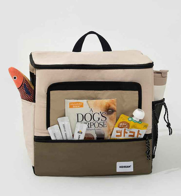 Shaded Ventilated Pet Backpack Carrier for Comfortable Travel Adventures
