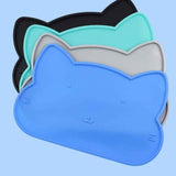 Waterproof Non-Slip Silicone Pet Feeding Mat for Cleaner Mealtimes