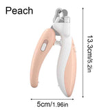 LED Whale Pet Nail Clippers for Safe Precision Grooming Sessions