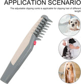 Battery-Powered Pet Hair Trimmer for Precise Grooming and Haircuts