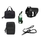 Tactical K9 Dog Harness and Leash Set for Training Adventures