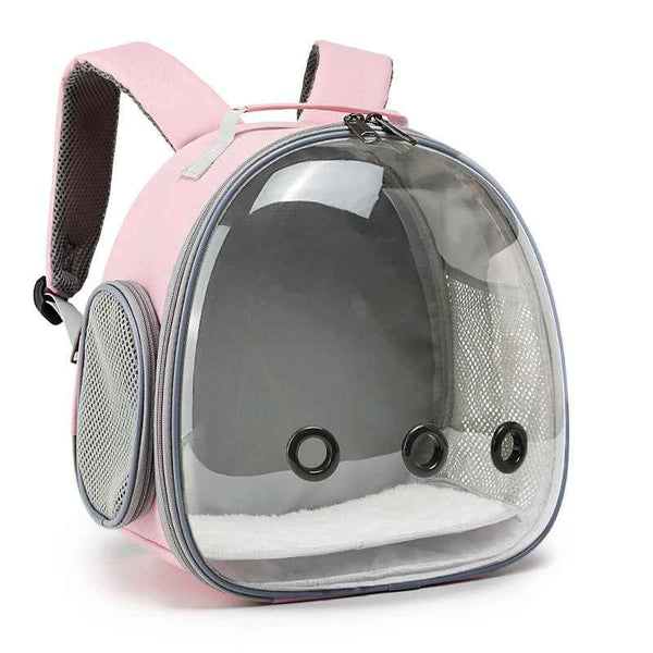 Transparent Small Pet Backpack for Travel Adventures