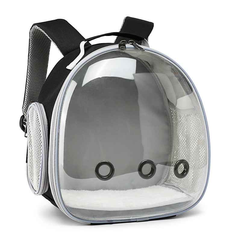 Transparent Small Pet Backpack for Travel Adventures