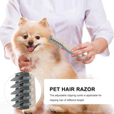 Battery-Powered Pet Hair Trimmer for Precise Grooming and Haircuts